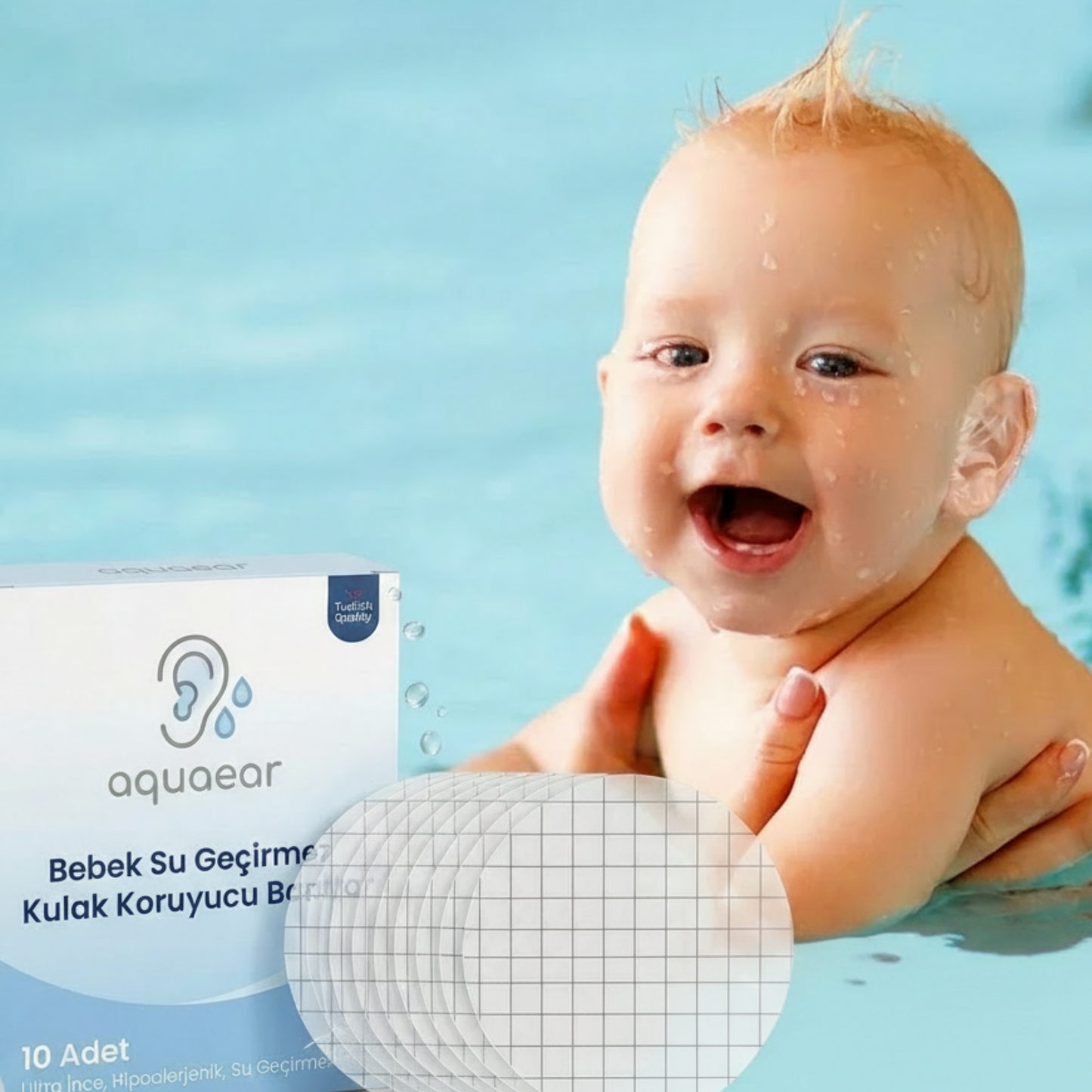 Aquaear l 10'lu Kulak Koruyucu Bant